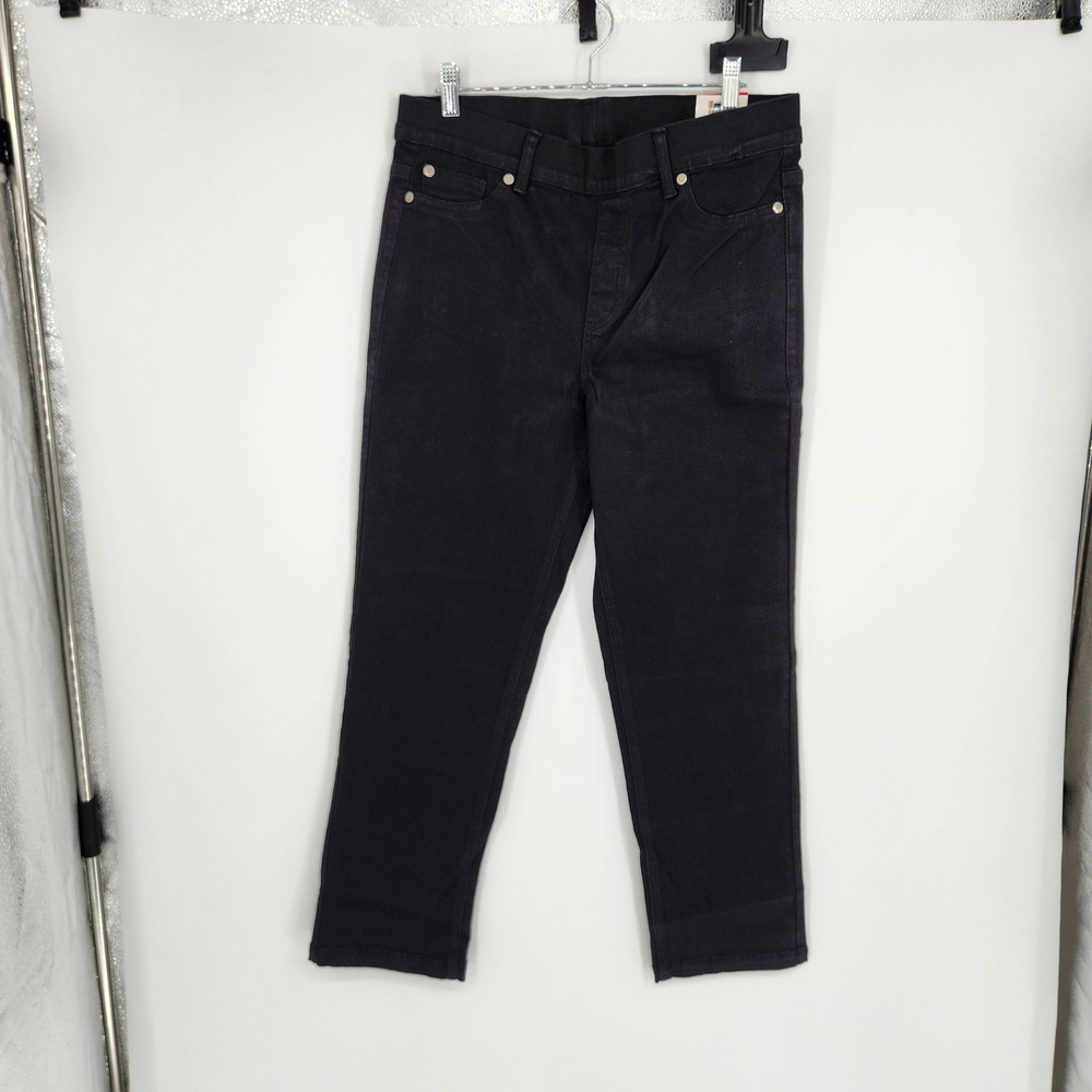 32 Degrees Heat Womens Black Denim Leggings Jeggings Size M NWT 1914757